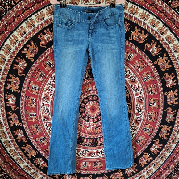 Guess Denim - Guess Low-rise Boot Cut Blue Jeans